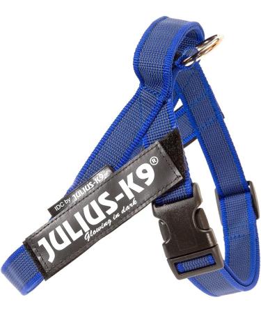 Julius-K9 Mini-Mini Belt Harness XS - Blue-Grey - Top Quality Dog Harness for Small Breeds | International Shipping Available - Buy Online on GoSupps.com