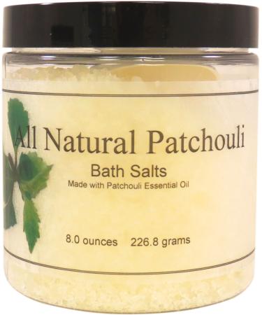All Natural Patchouli Bath Salts by Eclectic Lady  8 ounces