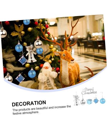 GRIRIW 1 Box/32pcs Christmas Balls red Decorations Christmas Tree Ball Ornaments Painting Ball Bulk Listing Red 4X4CM - Buy Online on GoSupps.com