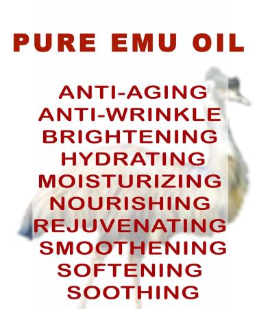 Botanical Beauty PURE EMU OIL 100% Natural Unrefined for Face Skin Body Hands Feet Nails Hair Lip Care 2 Fl Oz - 60 ml - Buy Online on GoSupps.com