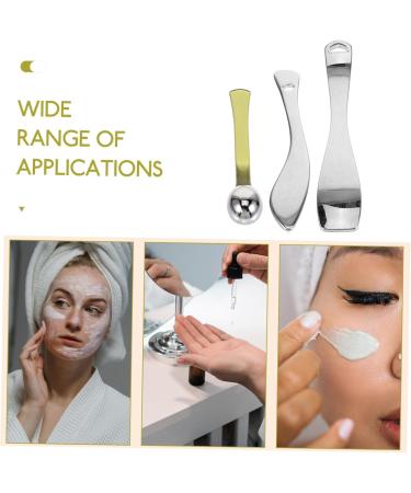 MOTHNUR 3 Stcs Lotion Spatula Alloy Mask Applicator Lip Paletproduct - Buy Online on GoSupps.com