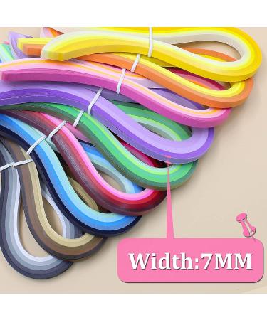 Zorfeter Quilling Paper Strips Kit - 900 Strips, 42 Colors, 7mm Width - DIY Quilling Projects - Buy Online on GoSupps.com