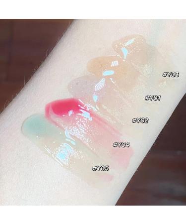 Hydrating Lip Gloss Gel 1 Pcs Shine Clear Lip Oil Set for Women Girls Long Lasting Nourishing Glitter Cute Makeup Strawberry Orange Fruity Flavoring Non-Sticky Plumping Effect Travel Size (Chestnut) - Buy Online on GoSupps.com