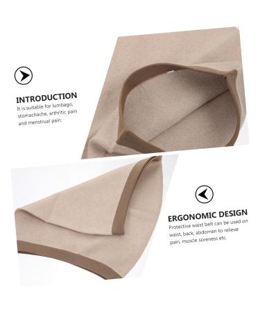 FRCOLOR Adjustable Waist Support Warmer - Lumbar Belt for Men & Women | Sweat Band for Stomach Protection | Ideal for Lower Back Pain Relief - Buy Online on GoSupps.com