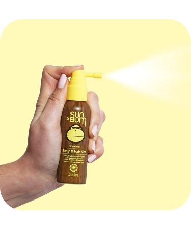 Sun Bum Original SPF 30 Sunscreen Scalp and Hair Mist - Vegan, Reef Friendly, Broad Spectrum UVA/UVB Protection with Vitamin E - 2 OZ - Buy Online on GoSupps.com