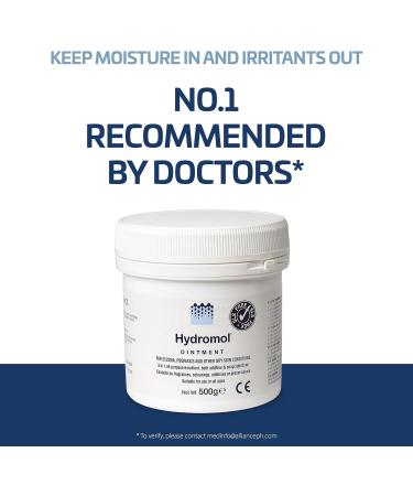 Hydromol Ointment 500g for Dermatitis, Eczema, Psoriasis & Dry Skin Management - Buy Online on GoSupps.com