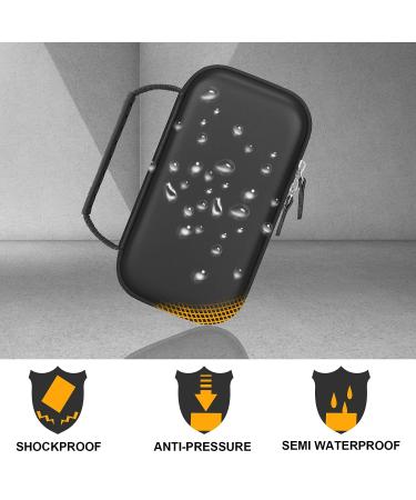 Elonbo Portable Inhaler Nebulizer Machine Case - Travel Holder for Adults and Kids - Handheld Mesh Atomizer - Inhaler Spacer Bag - Black - Buy Online on GoSupps.com