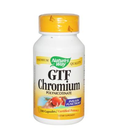 Nature's Way - Gtf Chromium 200 mcg 100 capsules