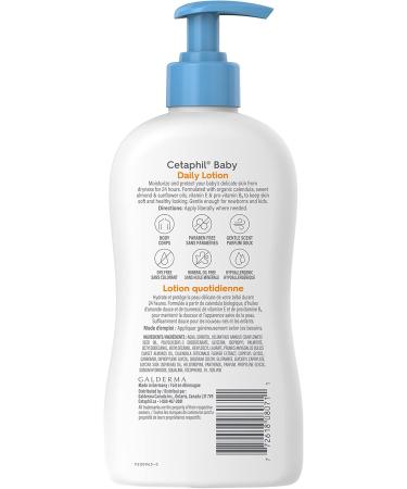 Cetaphil Baby Daily Lotion with Organic Calendula - 24hr Hydration - Sweet Almond and Sunflower Oils - 400ml Pump - Buy Online on GoSupps.com