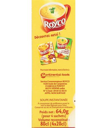 Royco Instant Cream of Mushroom Soup 4 sachets 80g - Buy Online on GoSupps.com