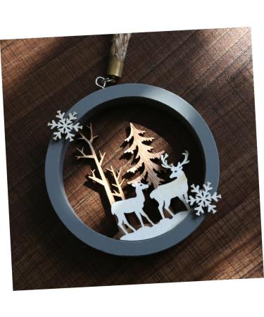 Yardenfun Hollow-Out Pendant Wooden Pendant Hanging Pendant Wall Hanging Decorate Christmas - Buy Online on GoSupps.com