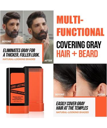 2 Pi ces B ton de coloration 2-en-1 et peigne retouche racines cheveux teinture au peigne s re et pratique b ton de retouche r sistant l'eau et la sueur pour une retouche rapide - Buy Online on GoSupps.com