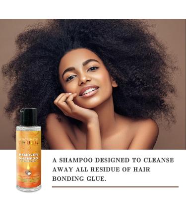Glue Residue Remover Shampoo 118ML - Shine Leave-in Conditioner for Lace Wigs & Extensions | Powerful Removal for Synthetic & Natural Hair - Buy Online on GoSupps.com