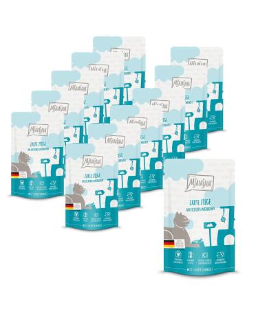Mjamjam - Premium wet food for cats - squeeze - delicate goat on delicious carrot 12 -pack (12 x 125 g) grain free with extra meat goat + carrot 125 g (12 Pack) - Buy Online on GoSupps.com