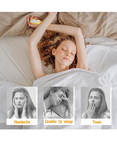 USB Sleep Aid Device for Anxiety & Insomnia Relief - Microcurrent Sleep Instrument in Yellow - Buy Online on GoSupps.com