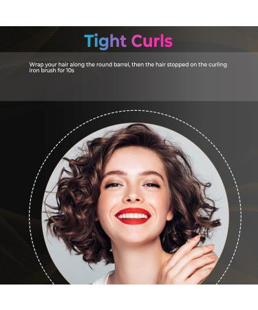 Thermal Brush 3 Temps LCD Display Up to 400 F Curling Brush Curling Iron 1.25 in Heated Curling Brush Ceramic Tourmaline Ionic Volumizing Brush Curling Comb 110-240V Travel Curling Iron - Buy Online on GoSupps.com
