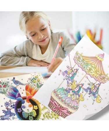 CAISEXILE 24 Glitter Gel Pens with 24 Free Refills - Ideal for Adult Coloring, Drawing, Doodling, and Writing - Buy Online on GoSupps.com