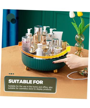  FRCOLOR FRCOLOR Cosmetic Storage Box Palettes in Sink Jewelry Tray Round Rotating Makeup Tray Household Organizer Compartment Fruit Storage Box - Buy Online on GoSupps.com