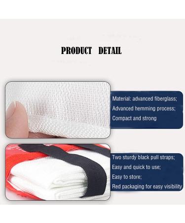 TONYKO Emergency Fire Blankets - Flame Retardant Protection for Kitchen, Fireplace, Grill, Car & Camping - White (4-Pack) - Buy Online on GoSupps.com