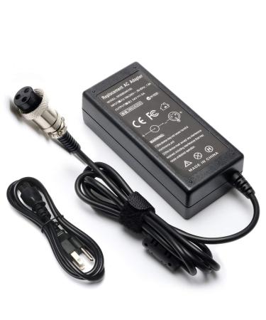 E100 E225 Electric Scooter Battery Charger for Razor E200 E200S E175 E300 E125 E150 E325 E500 E225S E100S E300S E500S E325S MX350 MX400 ZR350 PR200 Pocket Sports Mod, Dirt Quad Bike 3-Prong Inline