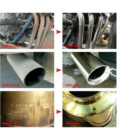Metal Cleaning Paste - Rust Removing Polishing Cream for All Metal - Automotive Maintenance Cream for Rust Removal for Tin Chromium Brass Magnesium D: 10g Fine - Buy Online on GoSupps.com