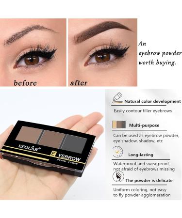 EONFAVE Eyebrow Powder - dark brown - Buy Online on GoSupps.com