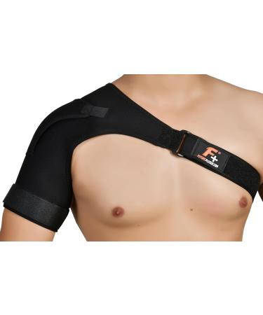 Adjustable Shoulder Support Brace for Torn Rotator Cuff | Pain Relief & Stability Wrap for Men & Women - Fits All Sizes L-XL-2XL - Buy Online on GoSupps.com