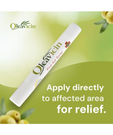 First Aid Spray & Bug Bite Relief | Soothing Natural Formula with Olive Leaf Extract | Minor Skin Irritations | 0.17 oz (5ml - Buy Online on GoSupps.com