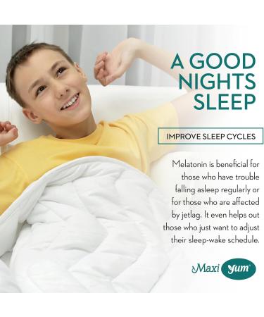 Melatonin Gummies for Kids - 1mg Chewable Supplement - 60 Count for Restful Sleep - Children and Adult Melatonin Gummies - Pack of 1 - Buy Online on GoSupps.com