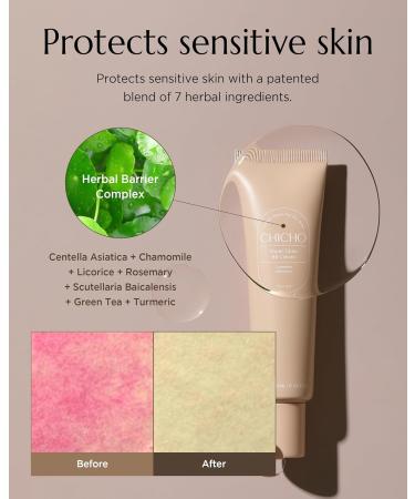 CHICHO Sheer Glow BB Cream 93% Herbal Base Chamomile Flower - Korean Makeup Redness Coverage for Acne Prone Sensitive Skin Vegan Non-Comedogenic Pore Concealer 1.01 fl.oz. - Buy Online on GoSupps.com
