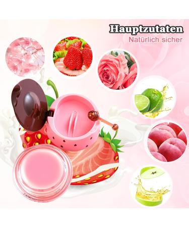  PENCHUAN Bee Balm Moisturizing Lip Balm for Day and Night - Reduces Wrinkles and Wrinkles - Moisturizing Lip Scrub - 4 Pack - Buy Online on GoSupps.com