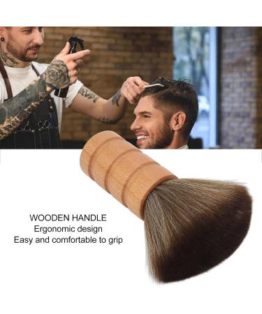 Sonew Men's Shaving Brush | Professional Portable Hairdressing Tool | Wooden Handle & Nylon Bristles | Perfect for Salon & Beauty Care - Buy Online on GoSupps.com