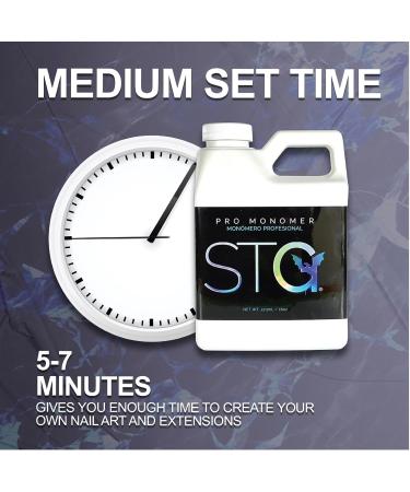 16oz Professional Grade EMA Acrylic Monomer - MMA Free | Low Odor Non-Yellowing Nail Liquid - Buy Online on GoSupps.com