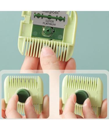 Trimpocket Children's Hair Clipper/Comb Double-Sided Split End Hair Clipper Split End Hair Trimmer with Blade (2 Pieces) Orange - Buy Online on GoSupps.com