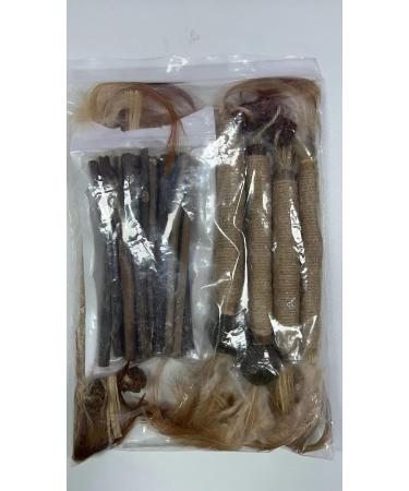 Hiqe-fl Cat Toy Set - 6pcs Catnip Sticks & 15pcs Dental Toys for Cats - Matatabi Chewing Wood - Safe & Natural Chewing Toy - Buy Online on GoSupps.com