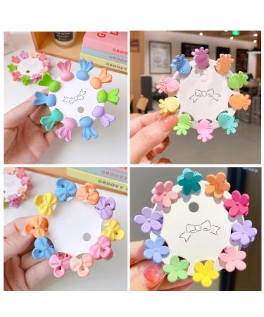 SUKPSY 40 Pcs Baby Girls Hair Claw Clips - Cute Princess Hair Accessories for Girls - Candy Color Hair Pins - Flower Hair Clips for Kids and Teens - Buy Online on GoSupps.com