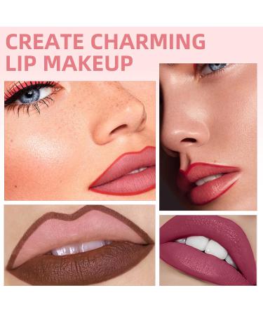 Buy 3 Colors Lip Stain Pen - Long Lasting Matte Lip Tint & Waterproof Lip Makeup | International Shipping Available - Buy Online on GoSupps.com