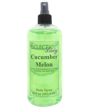 Cucumber Melon Body Spray 16 ounces Body Mist for Women with Clean Light & Gentle Fragrance Long Lasting Perfume with Comforting Scent for Men & Women Cologne with Soft Subtle Aroma For Daily Regular Strength 16 Fluid Ounces