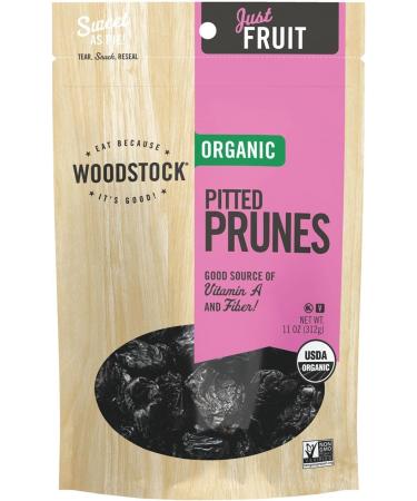 Woodstock Organic Pitted Prunes - Case of 8 - 11 OZ | Buy Online Now - Buy Online on GoSupps.com