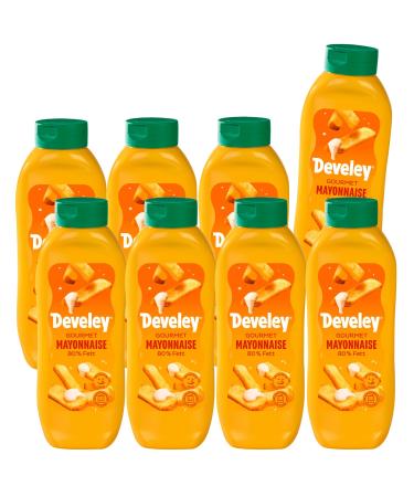 Develey Gourmet Mayonnaise Pack of 8 (8 x 875ml) 100% natural ingredients