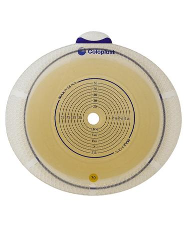COLOPLAST Baseplate SenSura Flex Xpro Adhesive Coupling 2 Piece 70 mm (#10106 Sold Per Box)