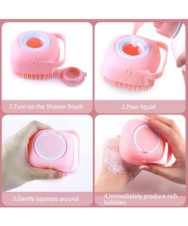 BOOBEN Soft Silicone Body Brush - Gentle Shower & Massage Brush for All Skin Types | Easy to Clean Luffa Body Washer - Buy Online on GoSupps.com