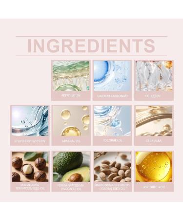 Umiup Calcium Multi Balm Stick Calcium Volume Multi Balm Korean Collagen Moisturing Stick Anti Wrinkle Stick Anti-aging Hydrating Firming Skin Almond Suitable for Eyes Neck Face (2PCS) - Buy Online on GoSupps.com