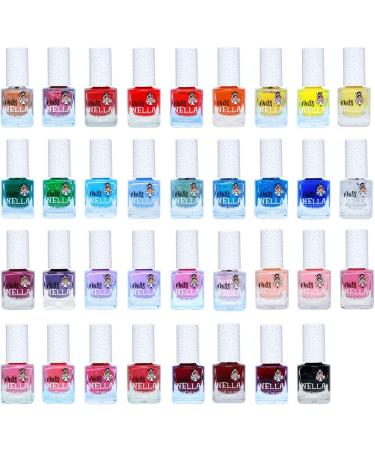 Miss Nella ABRACADABRA Pink Sparkle Nail Polish | Safe, Non-Toxic & Odour Free Formula for Kids | Easy Peel Off Natural Water Based Polish - Buy Online on GoSupps.com