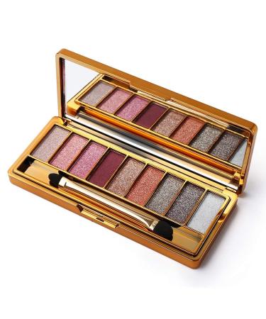 Buy 9 Color Glitter Power Eyeshadow Palette - Highly Pigmented Long Lasting Waterproof Shimmer Set #7 for International Shipping - Buy Online on GoSupps.com