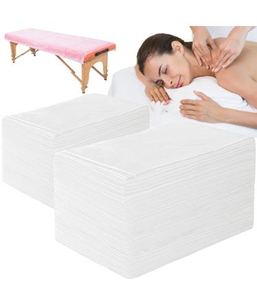 100 PCS Massage Table Sheets Disposable Non Woven SPA Bed Cover Breathable Polypropylene Fabric 31