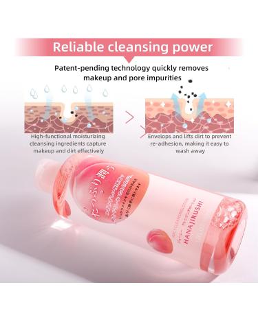 Cleansing Lotion for Sensitive Skin | Water-Based Makeup Remover | Peach Scent | Eye Makeup Remover (12.8 fl oz) - Shop Worldwide - Buy Online on GoSupps.com