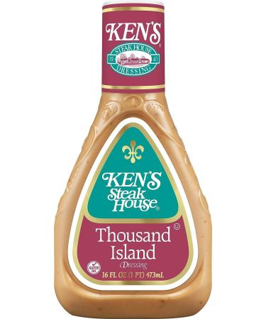 Ken's Steak House Thousand Island Dressing 16 FL OZ - Pack of 6 | Buy Online - Buy Online on GoSupps.com