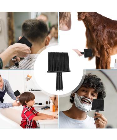 Jeffdad 2 Pieces Barber Brush Set Barber Neck Duster Brush Barber Hair Blade Clipper Cleaning Brush Soft Nylon Trimmer Shaver Razor Cleaning Brush Professional Barber Styling Tool - Buy Online on GoSupps.com