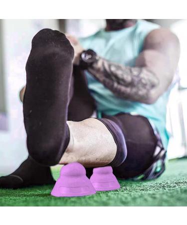 Tarshyry Manual Massage Ball - Trigger Point Deep Tissue Self-Massage Device for Home & Fitness - Anti-Slip Design - Purple - Buy Online on GoSupps.com